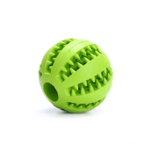 Durable Pet teeth cleaning Rubber bite resistant toothbrush dog chewing toys Watermelon ball for playing